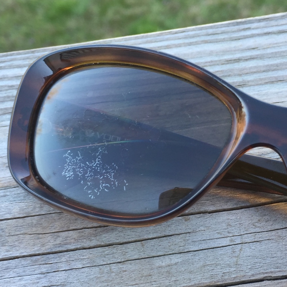 Vogue Polarized Brown Translucent Sunglasses - image 7